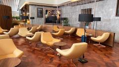 An image showing a seating section in 080 Terminal 1 lounge at Bangalore airprot.